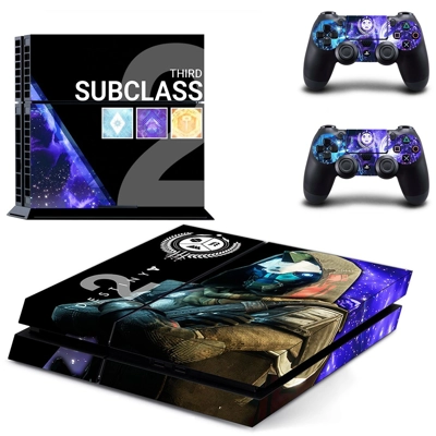 Destiny 2 skin sticker for playstation 4 console and two c.. Destiny 2 skin sticker for playstation 4 console and two c..