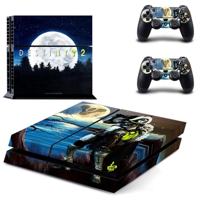 Destiny 2 skin sticker for playstation 4 console and two c..