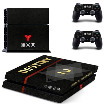 Destiny 2 skin sticker for playstation 4 console and two c..