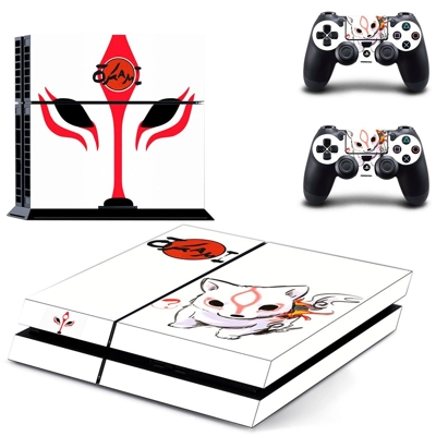 Okami Zekkeiban skin sticker for playstation 4 console and.. Okami Zekkeiban skin sticker for playstation 4 console and..