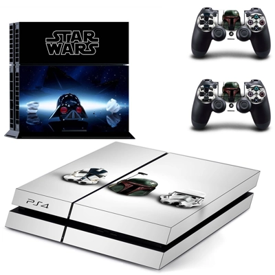 Star Wars skin sticker for playstation 4 console and two c.. Star Wars skin sticker for playstation 4 console and two c..