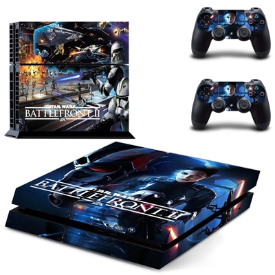 Star Wars Battlefront 2 skin sticker for playstation 4 console and two controllers