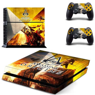 Assassin's Creed Origins skin sticker for playstation 4 console and two controllers