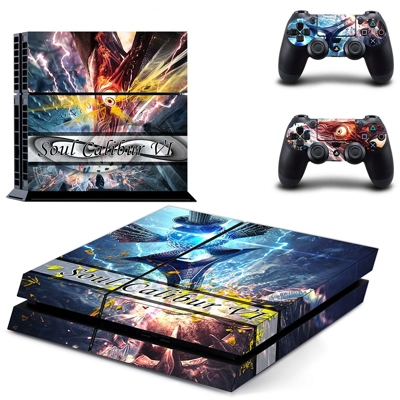 Soulcalibur 6 skin sticker for playstation 4 console and two controllers