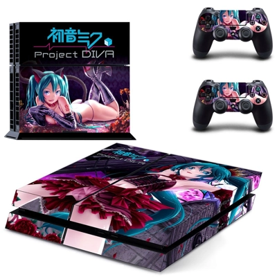 Hatsune Miku Project DIVA skin sticker for playstation 4 c.. Hatsune Miku Project DIVA skin sticker for playstation 4 c..