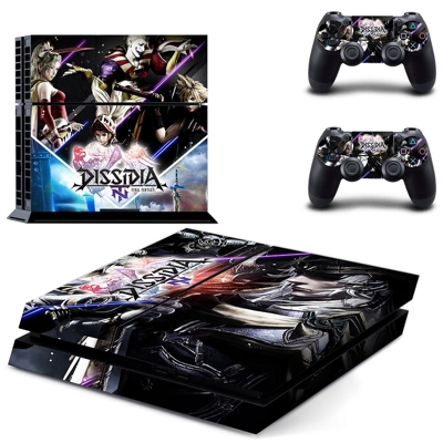 Dissidia Final Fantasy NT skin sticker for playstation 4 console and two controllers