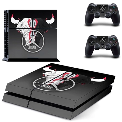 Air Jordan skin sticker for playstation 4 console and two controllers