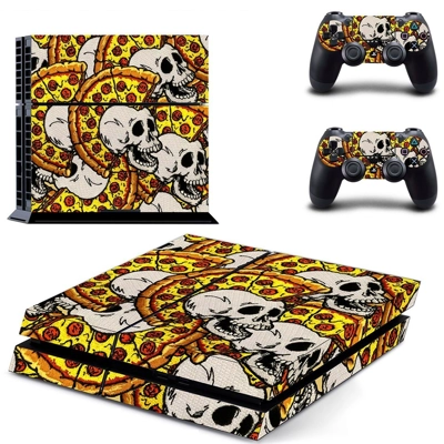 Artificial Skulls skin sticker for playstation 4 console and two controllers