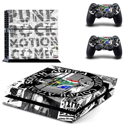 Punk Rock Motion Comics skin sticker for playstation 4 con..
