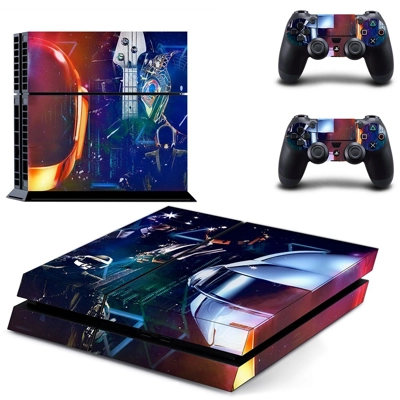 Daft Punk skin sticker for playstation 4 console and two c.. Daft Punk skin sticker for playstation 4 console and two c..