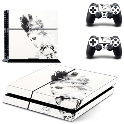 Punk Head skin sticker for playstation 4 console and two controllers