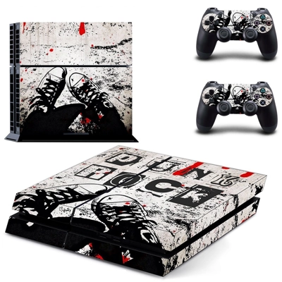 Foxboro Hot Tubs skin sticker for playstation 4 console and two controllers