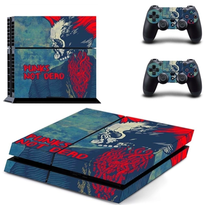 Punks Not Dead skin sticker for playstation 4 console and .. Punks Not Dead skin sticker for playstation 4 console and ..