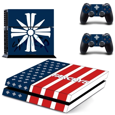 Far Cry 5 skin sticker for playstation 4 console and two c..