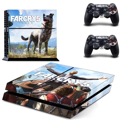 Far Cry 5 skin sticker for playstation 4 console and two c.. Far Cry 5 skin sticker for playstation 4 console and two c..