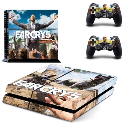 Far Cry 5 skin sticker for playstation 4 console and two c.. Far Cry 5 skin sticker for playstation 4 console and two c..