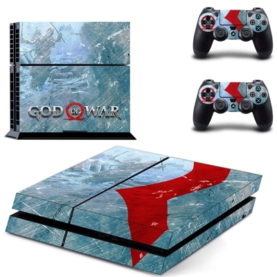 God of War skin sticker for playstation 4 console and two ..