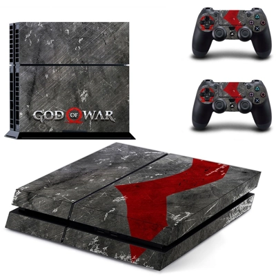 God of War skin sticker for playstation 4 console and two .. God of War skin sticker for playstation 4 console and two ..
