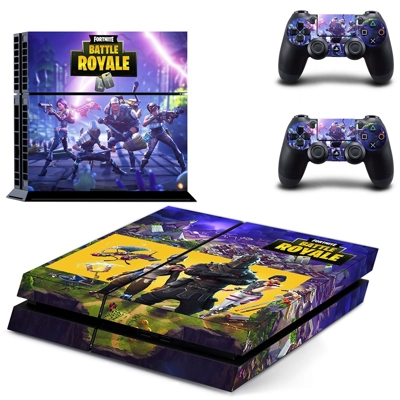 Fortnite skin sticker for playstation 4 console and two co.. Fortnite skin sticker for playstation 4 console and two co..