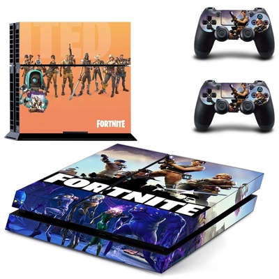 Fortnite skin sticker for playstation 4 console and two co.. Fortnite skin sticker for playstation 4 console and two co..