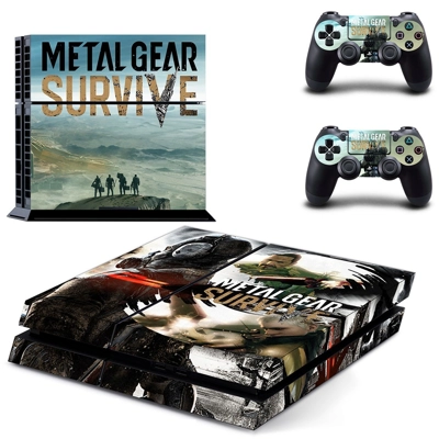 Metal Gear Survive skin sticker for playstation 4 console .. Metal Gear Survive skin sticker for playstation 4 console ..