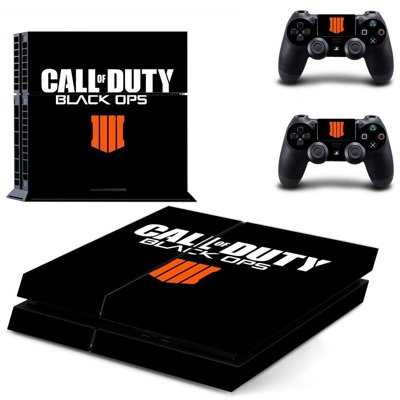 Call of Duty black ops 4 skin sticker for playstation 4 console and two controllers