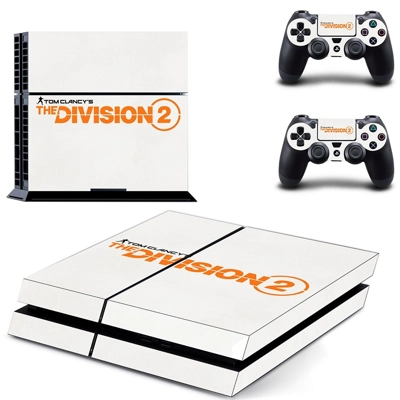 Tom Clancy's the division 2 skin sticker for playstation 4 console and two controllers