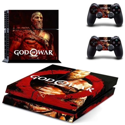 God of war 4 skin sticker for playstation 4 console and tw.. God of war 4 skin sticker for playstation 4 console and tw..