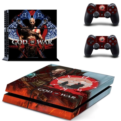 God of war 4 skin sticker for playstation 4 console and tw..