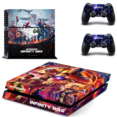 Avengers infinity war skin sticker for playstation 4 conso..