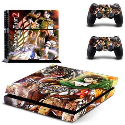Attack on Titan 2 skin sticker for playstation 4 console a.. Attack on Titan 2 skin sticker for playstation 4 console a..