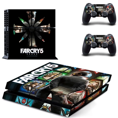 Far Cry 5 skin sticker for playstation 4 console and two c.. Far Cry 5 skin sticker for playstation 4 console and two c..