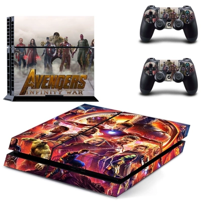 Avengers infinity war skin sticker for playstation 4 conso.. Avengers infinity war skin sticker for playstation 4 conso..