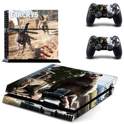 Far Cry 5 skin sticker for playstation 4 console and two c.. Far Cry 5 skin sticker for playstation 4 console and two c..