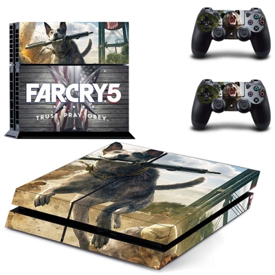 Far Cry 5 skin sticker for playstation 4 console and two c..