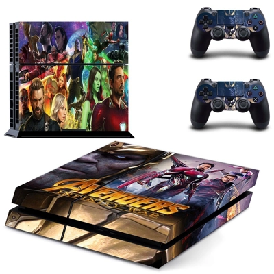 Avengers infinity war skin sticker for playstation 4 conso..