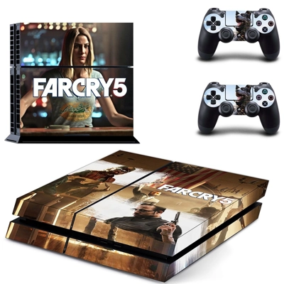 Far Cry 5 skin sticker for playstation 4 console and two c..