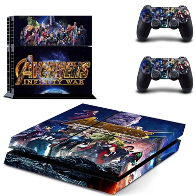 Avengers infinity war skin sticker for playstation 4 conso.. Avengers infinity war skin sticker for playstation 4 conso..
