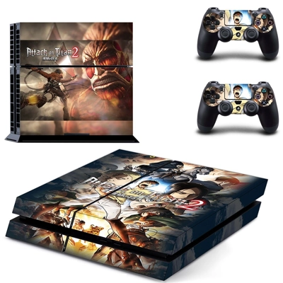 Attack on Titan 2 skin sticker for playstation 4 console a..