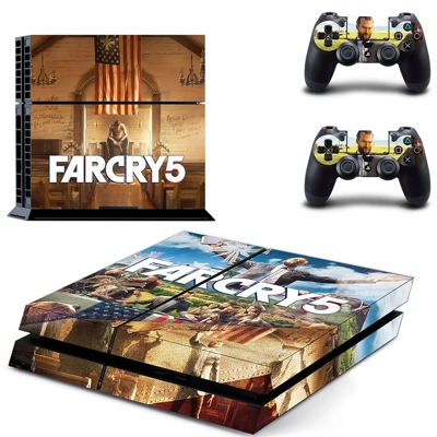 Far Cry 5 skin sticker for playstation 4 console and two controllers