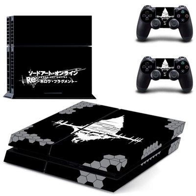 Sword Art Online skin sticker for playstation 4 console an.. Sword Art Online skin sticker for playstation 4 console an..