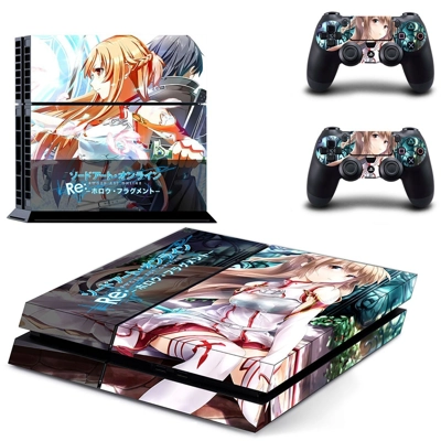 Sword Art Online skin sticker for playstation 4 console an..