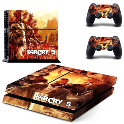 Far Cry 5 skin sticker for playstation 4 console and two c.. Far Cry 5 skin sticker for playstation 4 console and two c..