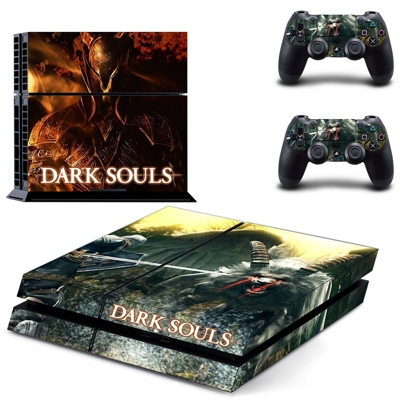 Dark Souls skin sticker for playstation 4 console and two controllers