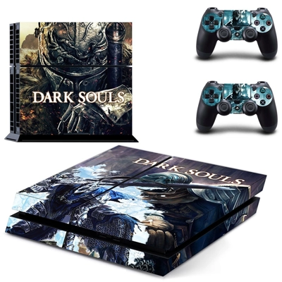 Dark Souls skin sticker for playstation 4 console and two ..
