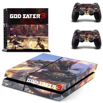 God Eater 3 skin sticker for playstation 4 console and two.. God Eater 3 skin sticker for playstation 4 console and two..