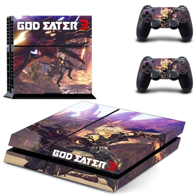God Eater 3 skin sticker for playstation 4 console and two.. God Eater 3 skin sticker for playstation 4 console and two..