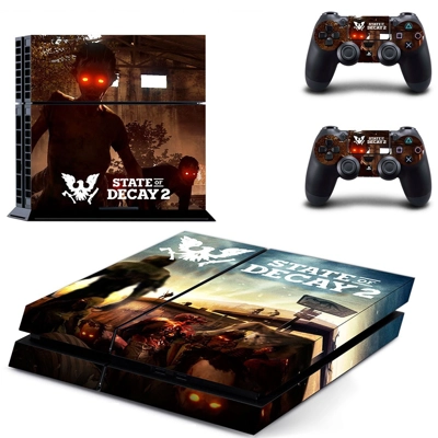 State of Decay 2 skin sticker for playstation 4 console and two controllers