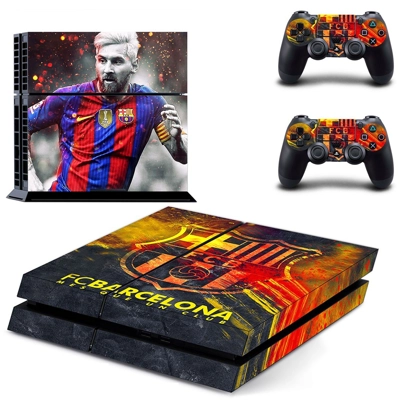 FC Barcelona Messi skin sticker for playstation 4 console ..