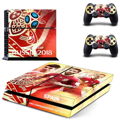 2018 FIFA World Cup Spain skin sticker for playstation 4 c.. 2018 FIFA World Cup Spain skin sticker for playstation 4 c..